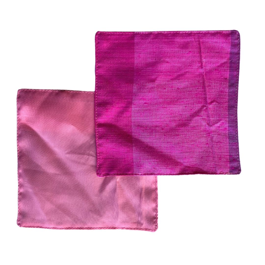 upcycled cocktail napkins (set of 4)