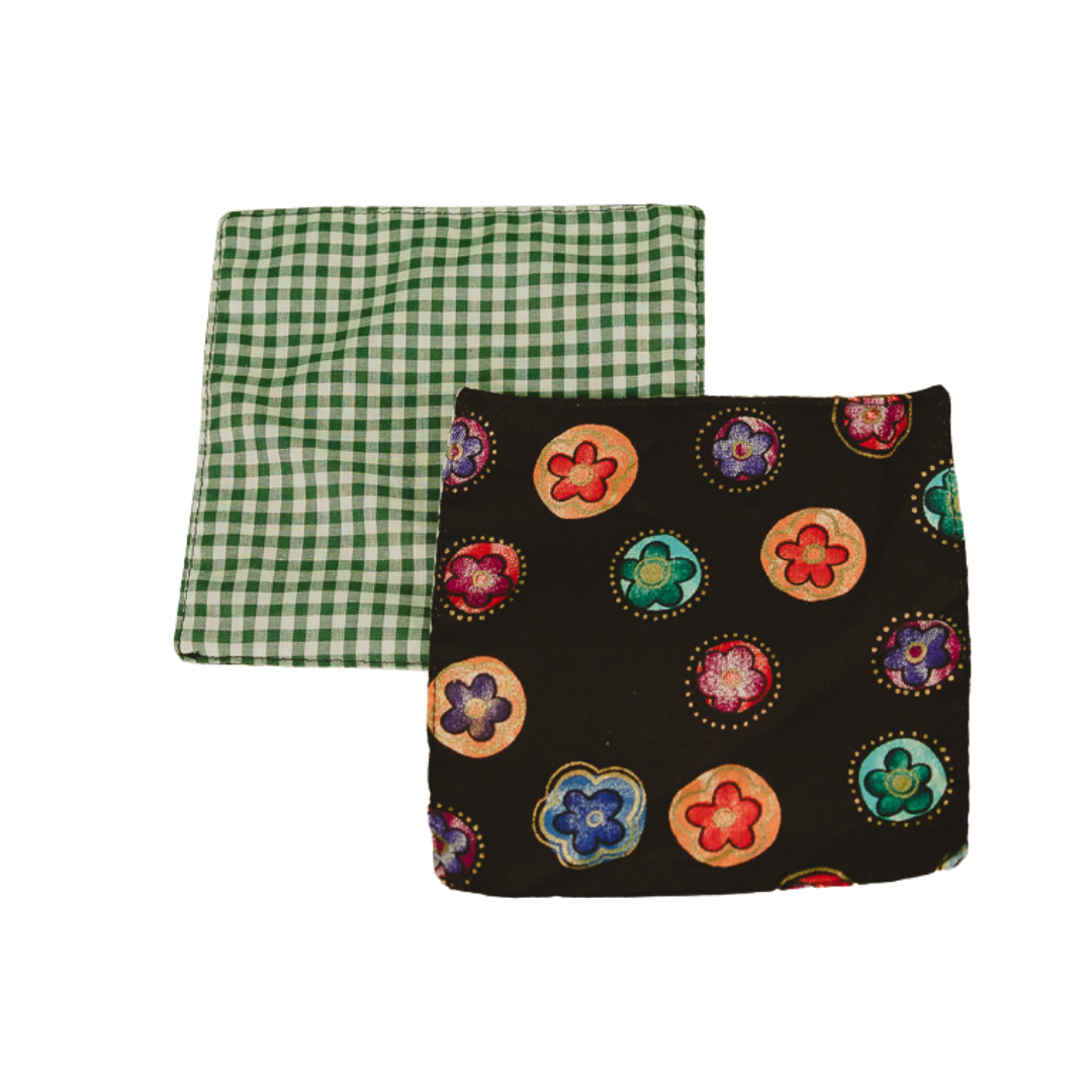 upcycled cocktail napkins (set of 4)